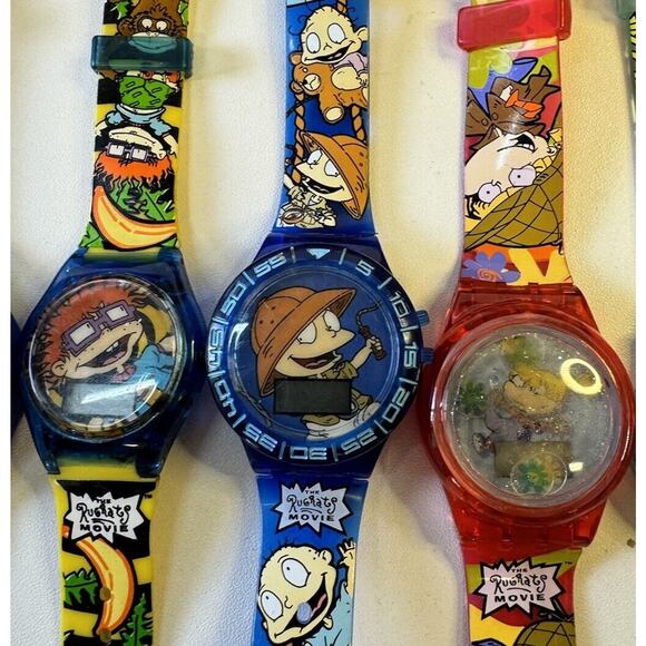 VtgThe Rugrats Movie Collectible Watches Set of‎ 4 Equity 1998 Plus 2 - Untested - Picture 3 of 16